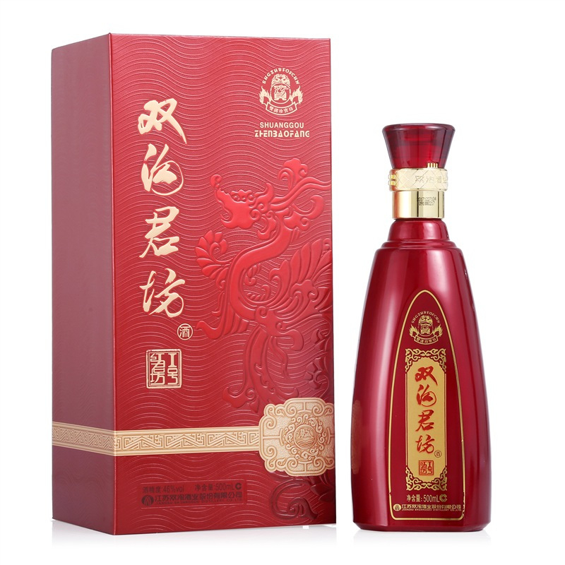 雙溝珍寶坊紅君坊I號(hào)46度濃香型500ml單瓶裝