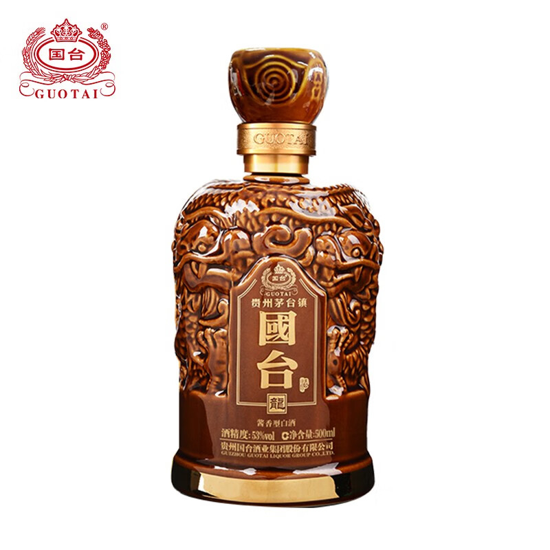 國臺(tái) 龍酒53度白酒 500ml 單瓶裝