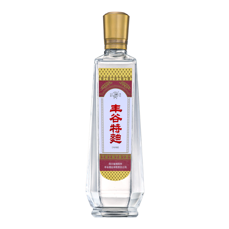 四川豐谷酒業(yè)豐谷特曲·復古版52度濃香型500ml單瓶裝