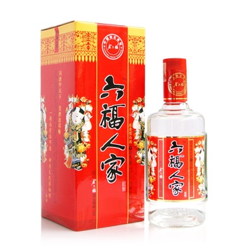 2007年金六福六福人家紅標(biāo)50度白酒475ml*6