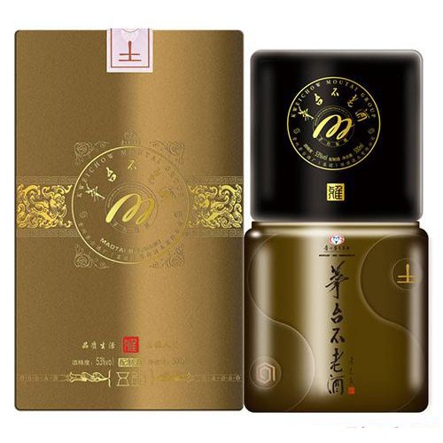 [A]貴州茅臺集團(tuán)不老酒雅系列-土口感醬香型53度白酒500ml單瓶裝