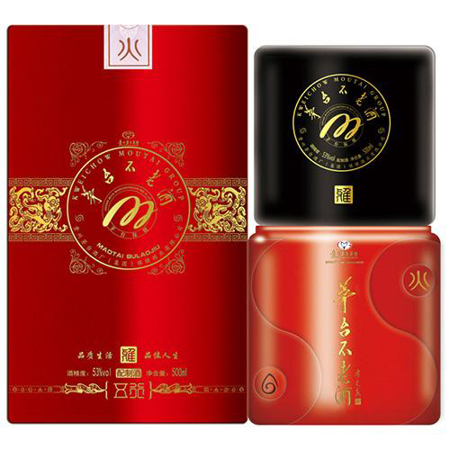 [A]貴州茅臺(tái)集團(tuán)不老酒雅系列-火口感醬香型53度白酒500ml單瓶裝