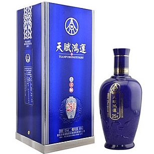 五糧液25年天賦鴻運(yùn)藍(lán)柔順口感濃香型52度白酒500ml單瓶裝