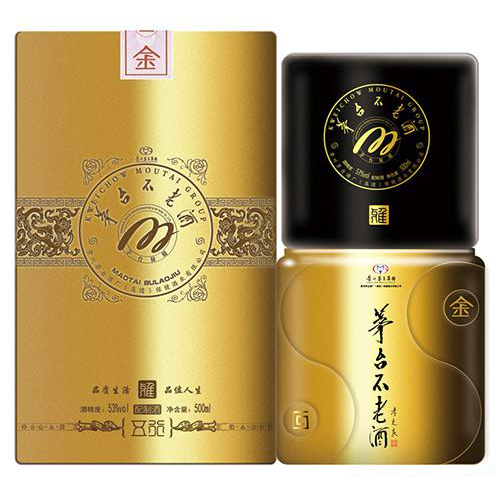 [A]貴州茅臺(tái)集團(tuán)不老酒雅系列-金口感醬香型53度白酒500ml單瓶裝