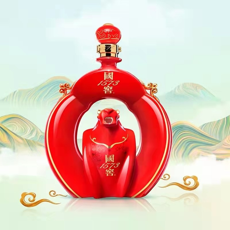 四川瀘州老窖國窖1573封藏大典春釀?；⑸?5度濃香型白酒1L
