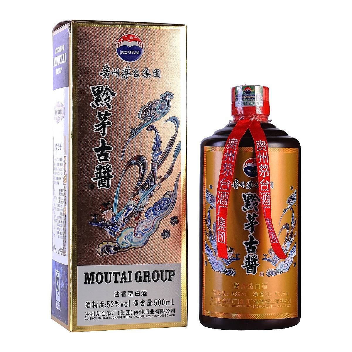 貴州茅臺(tái)集團(tuán)黔茅古醬口感醬香型53度白酒500ml單瓶裝