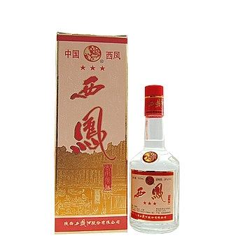 陜西西鳳酒老字號口感鳳香型38度白酒500ml單瓶裝