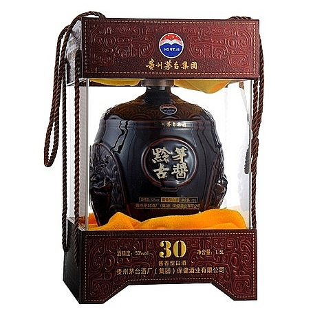 貴州茅臺(tái)集團(tuán)黔茅古醬龍之韻口感醬香型53度白酒1500ml壇裝