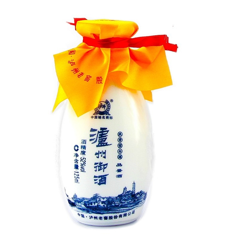 四川瀘州老窖御酒品鑒小酒版口感濃香型52度白酒125ml單瓶裝