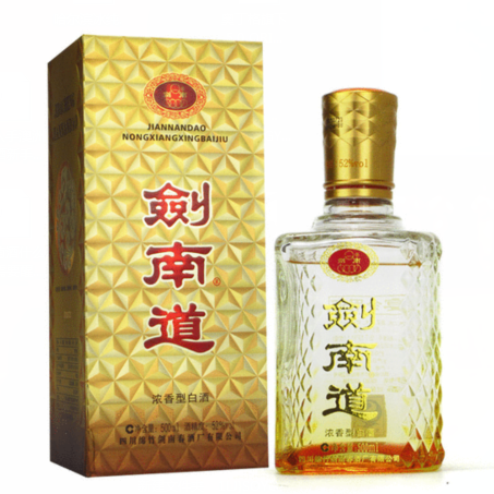 四川劍南春酒劍南道15版口感濃香型38度白酒500ml單瓶裝
