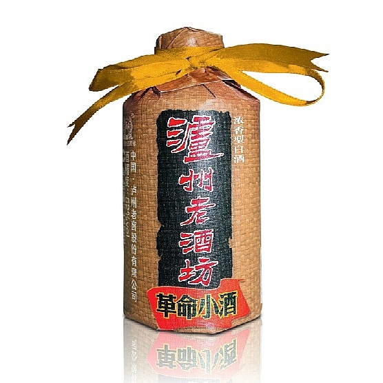 四川瀘州老窖瀘州老酒坊革命小酒口感濃香型45度白酒125ml單瓶裝