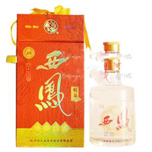 陕西西凤酒老字号精品口感凤香型50度白酒500ml单瓶装