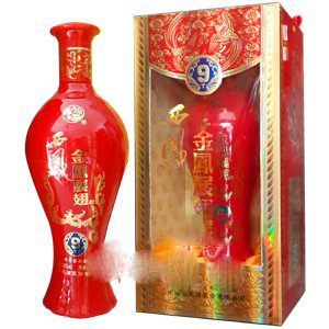 陜西西鳳金鳳展翅酒T9口感濃香型50度白酒500ml單瓶裝