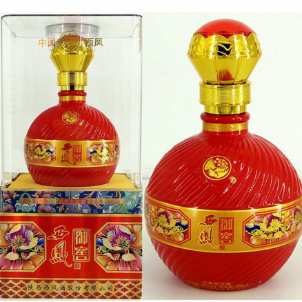 陜西西鳳御窖酒口感濃香型50度白酒500ml單瓶裝