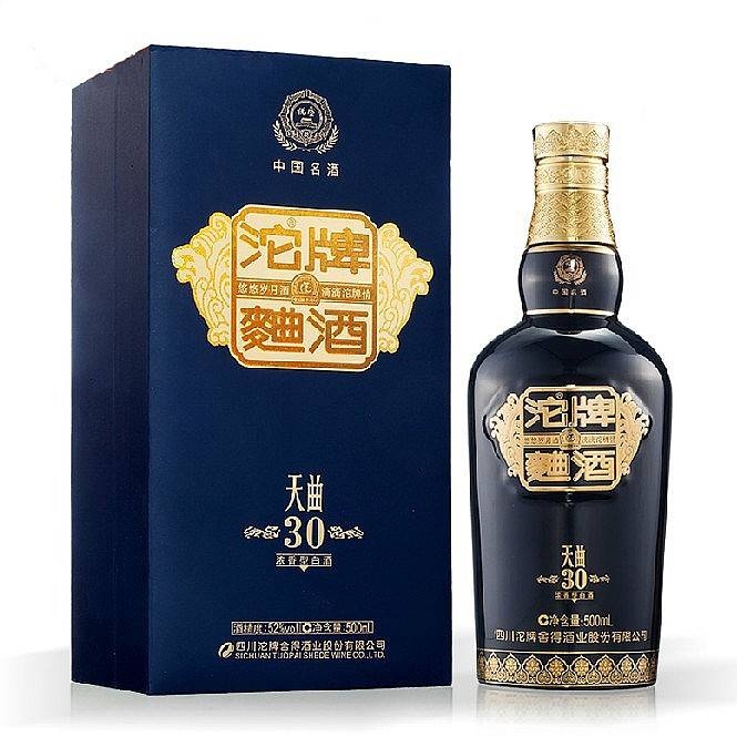 四川沱牌舍得集團(tuán)沱牌曲酒天曲30年口感濃香型52度白酒500ml單瓶裝