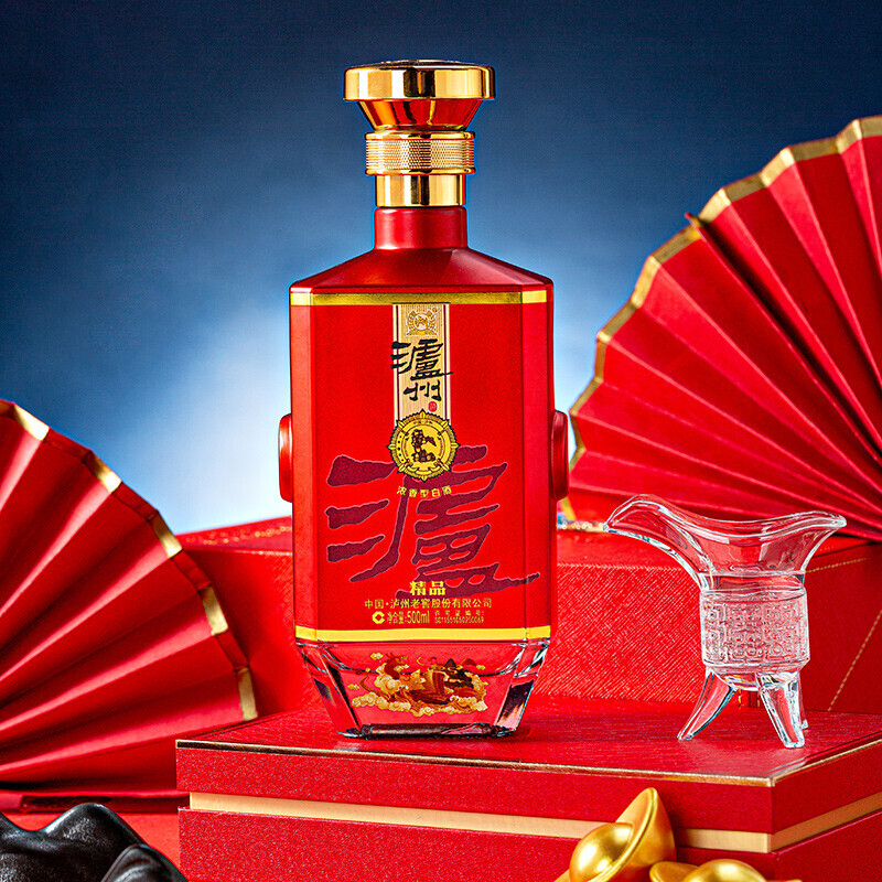 瀘州老窖精品酒口感濃香型42度白酒500ml單瓶裝