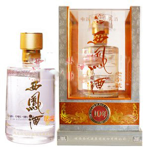 陜西老字號西鳳酒10年陳釀口感鳳香型45度白酒500ml單瓶裝