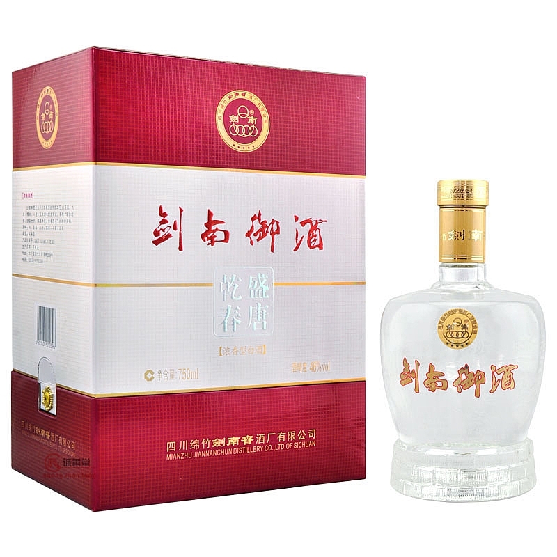 四川劍南春劍南御酒盛唐乾春口感濃香型46度白酒750ml單瓶裝