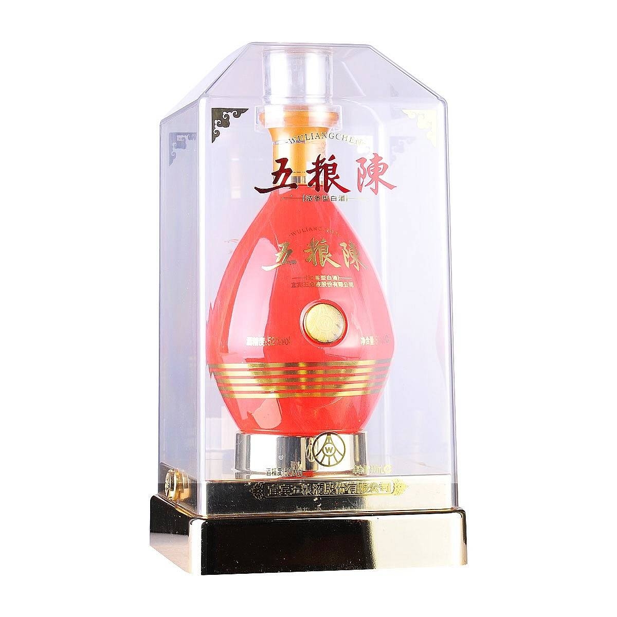 五糧液五糧陳陳潤口感濃香型52度白酒500ml單瓶裝