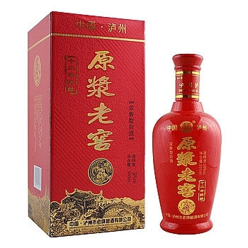 四川瀘州老窖12年原漿酒陳釀口感濃香型38度白酒500ml單瓶裝