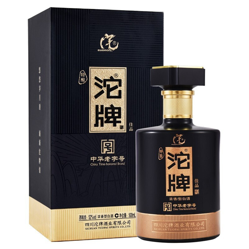 沱牌舍得酒特釀佳品52度濃香型白酒500ml單瓶裝