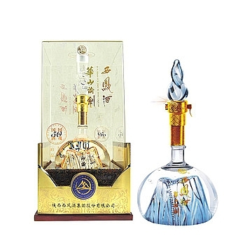 陜西西鳳酒50年華山論劍珍品口感鳳香型52度白酒500ml單瓶裝