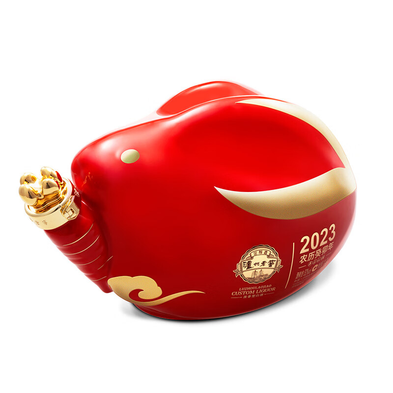 瀘州老窖 兔年生肖52度濃香型白酒度1200ml