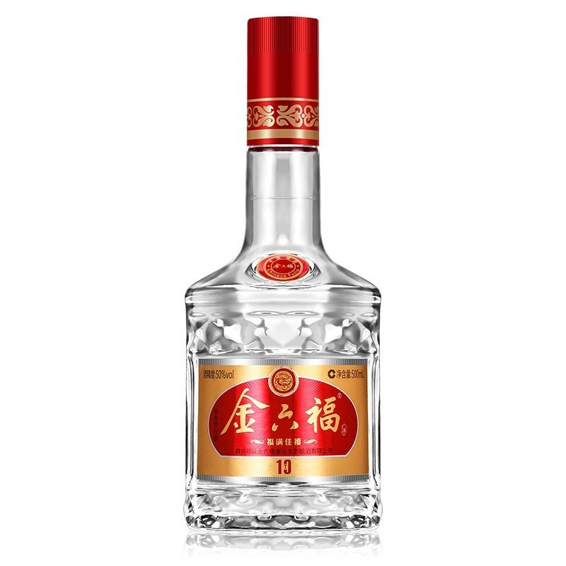 金六福福满佳禧T10 50度浓香型白酒500ml价格图表-[口感评测]真假鉴别