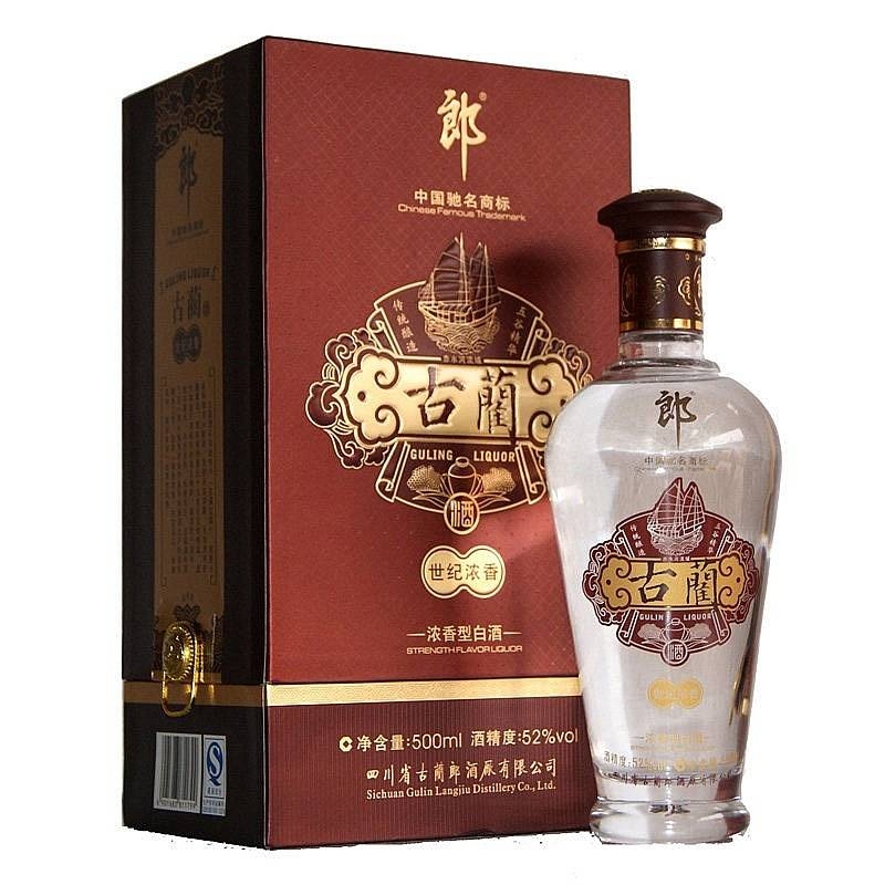 四川郎酒世紀(jì)濃香古藺酒口感濃香型52度白酒500ml單瓶裝
