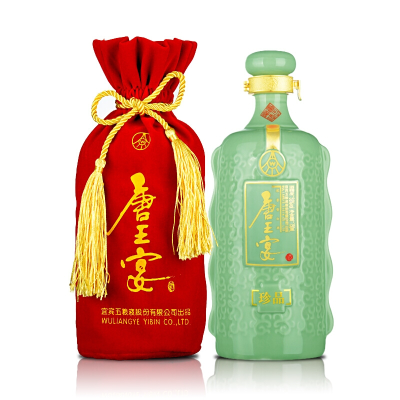五糧液唐王宴珍品52度酒濃香型白酒750ml單瓶裝