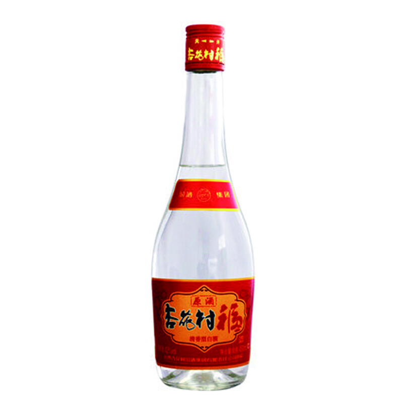 山西杏花村汾酒杏花村福酒42度清香型450ml單瓶裝