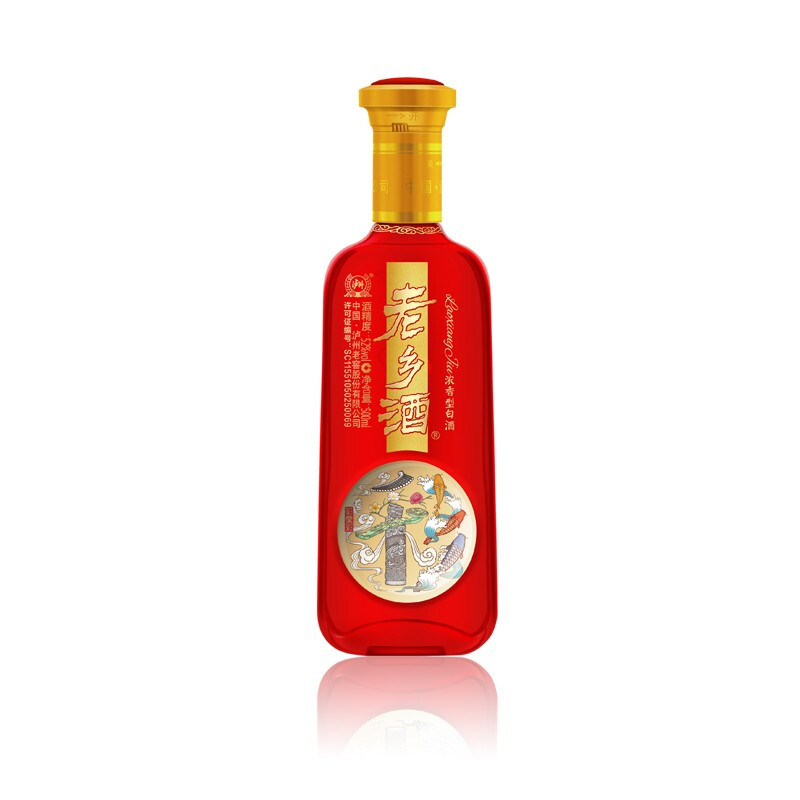 四川瀘州老窖老鄉(xiāng)酒彩家彩口感濃香型52度白酒500ml單瓶裝