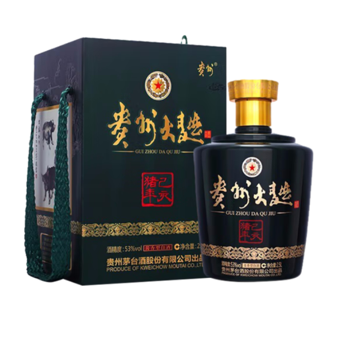 貴州大曲 生肖紀(jì)念酒 53度醬香型白酒 （2019年）貴州大曲豬年 25L（原箱）