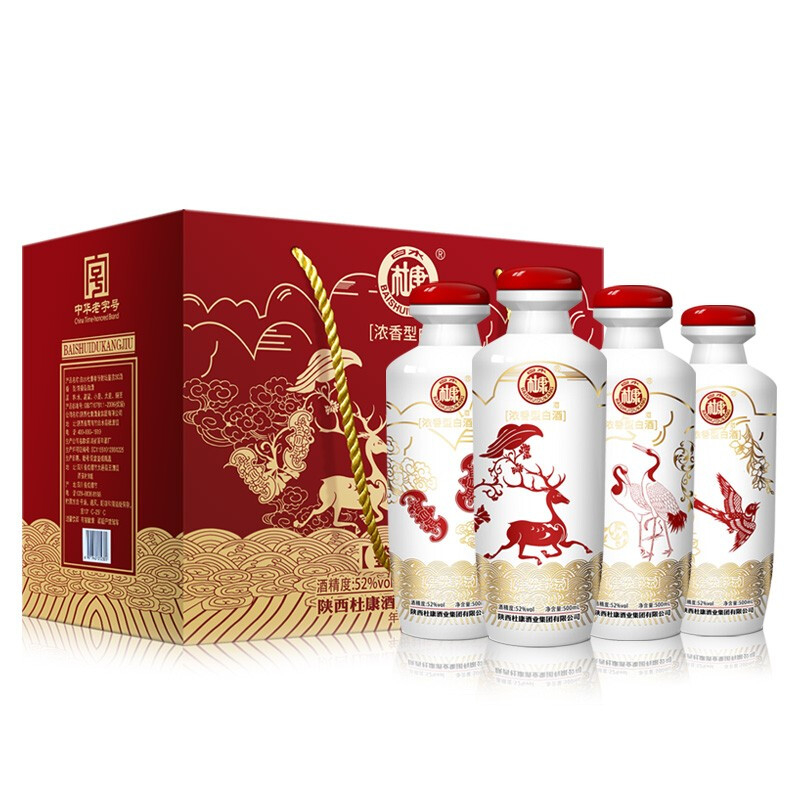 白水杜康年份封壇鑒賞30口感濃香型52度白酒500ml單瓶裝