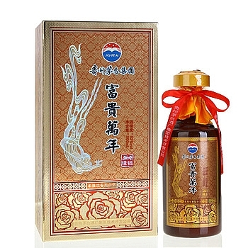 貴州茅臺(tái)集團(tuán)富貴萬(wàn)年銀鉆口感濃香型52度白酒500ml單瓶裝