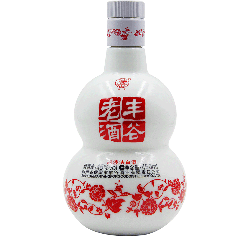 四川豐谷酒業(yè)豐谷老酒45度濃香型450ml單瓶裝