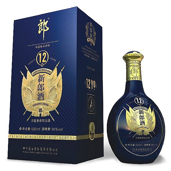 四川郎酒新郎酒12年口感濃香型38度白酒500ml單瓶裝