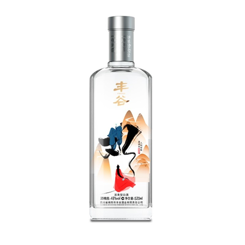 四川豐谷酒業(yè)豐谷歡酒48度濃香型520ml單瓶裝