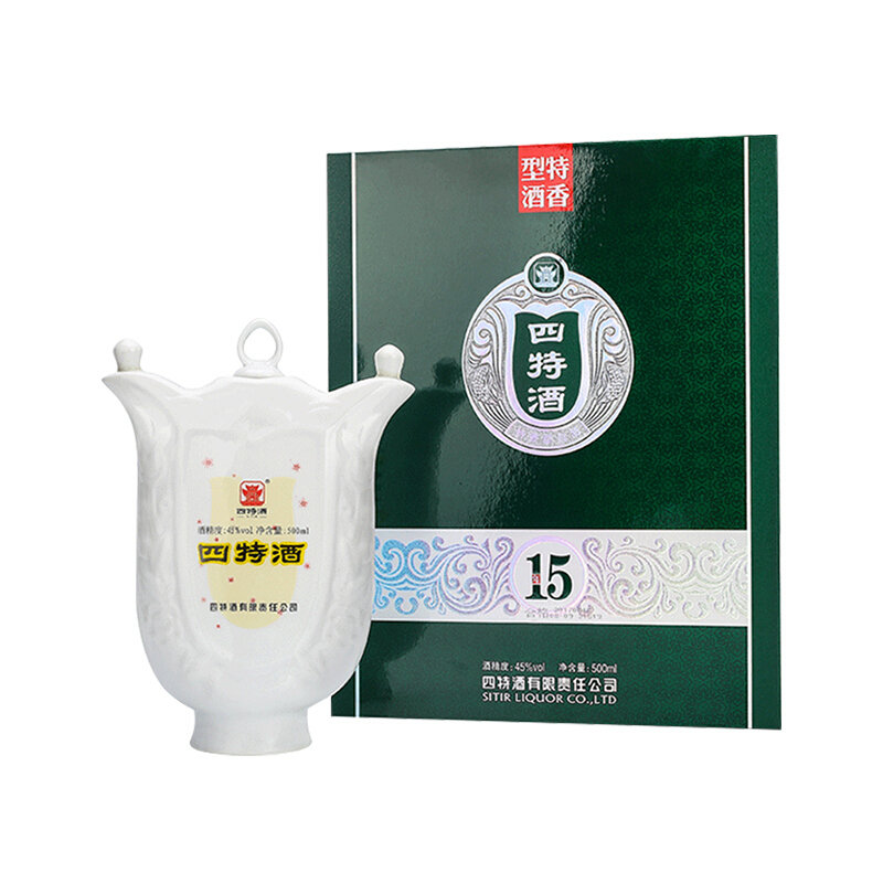 四特酒十五年陳釀45度特香型500ml單瓶裝