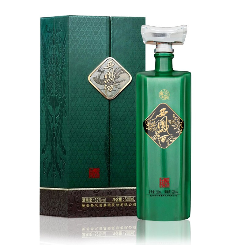 陜西西鳳酒國艷1號珍藏A版口感鳳香型52度白酒500ml單瓶裝