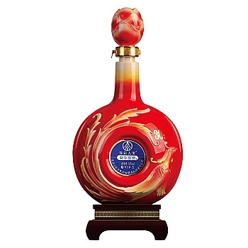 五糧液華彩人生丹鳳朝陽口感濃香型52度白酒2000ml單瓶裝