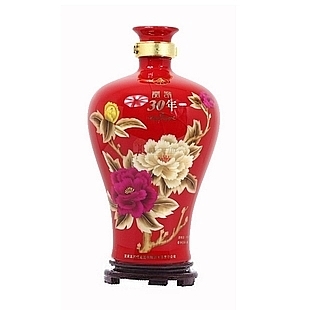 五糧液改革開放30年工藝紀(jì)念酒口感濃香型52度白酒3000ml壇裝