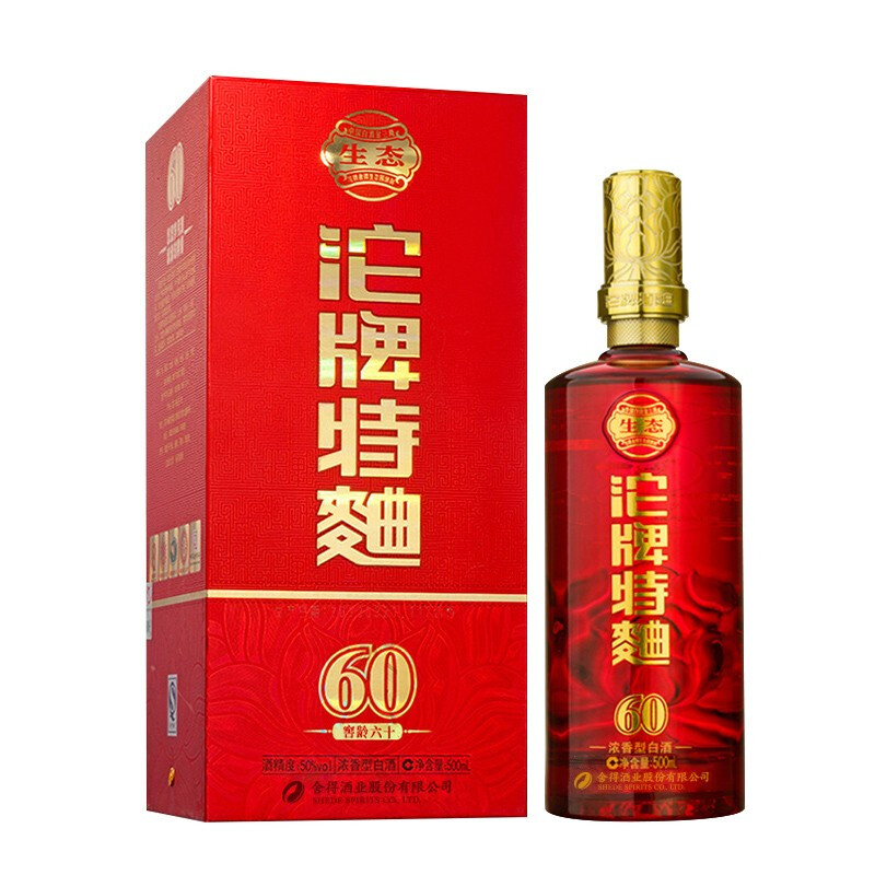 沱牌舍得酒特曲窖齡60濃香型50度白酒500ml單瓶裝