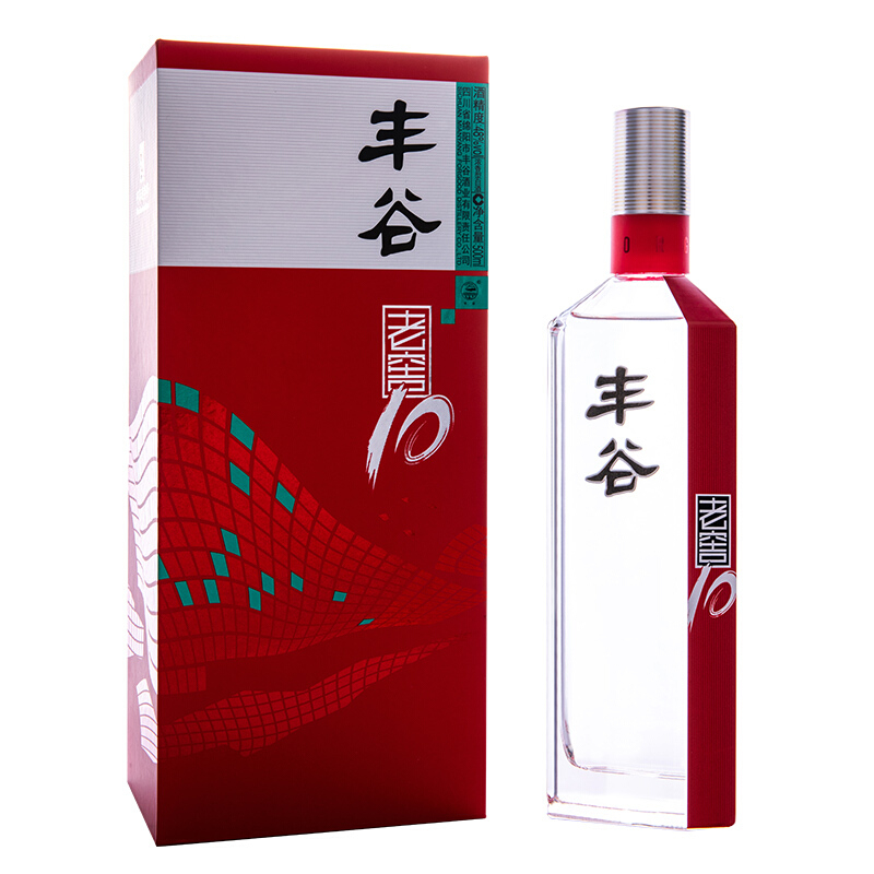 四川豐谷酒業(yè)豐谷老窖10年48度濃香型500ml單瓶裝