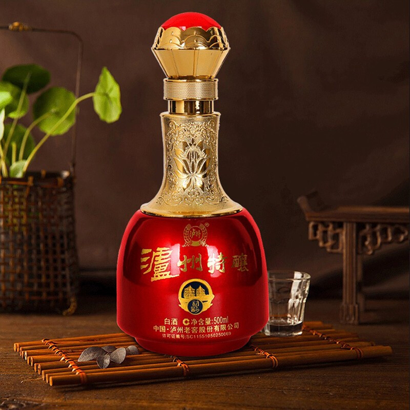 瀘州老窖瀘州特釀動彩口感濃香型52度白酒500ml單瓶裝