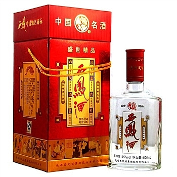 陜西西鳳酒特制盛世精品口感鳳香型45度白酒500ml單瓶裝