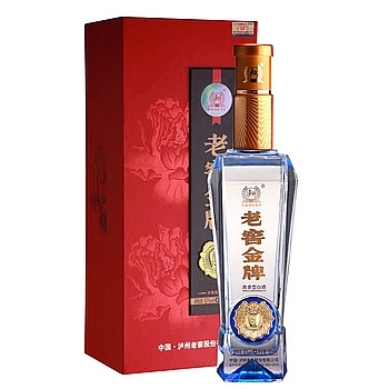 四川瀘州老窖老窖金牌鉆石版口感濃香型52度白酒500ml單瓶裝