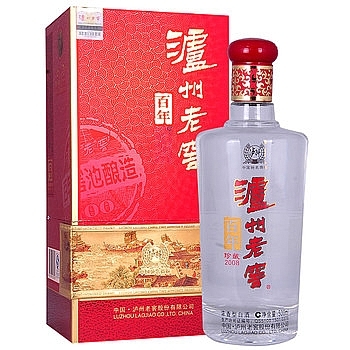 四川瀘州老窖百年2008口感濃香型38度白酒500ml單瓶裝