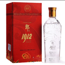 四川郎酒集團1912系列鐘愛口感濃香型52度白酒500ml單瓶裝