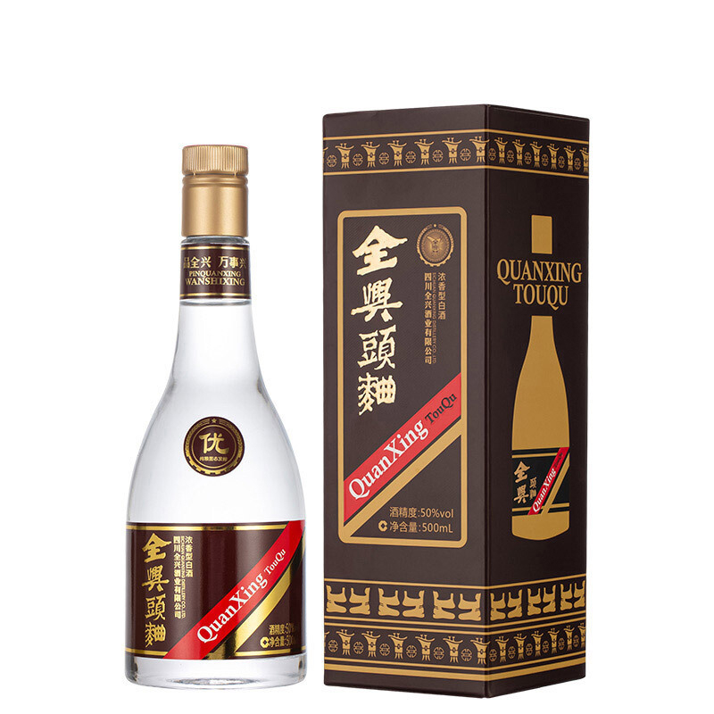 四川全興酒業(yè)頭曲50度濃香型500ml單瓶裝